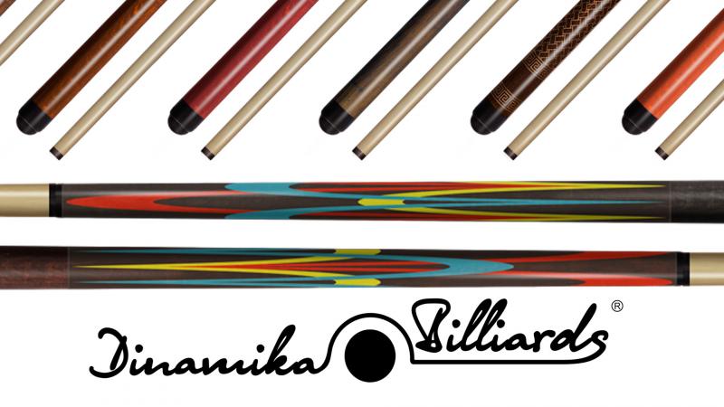 Новые бильярдные кии с нанесением. Dinamika Billiards