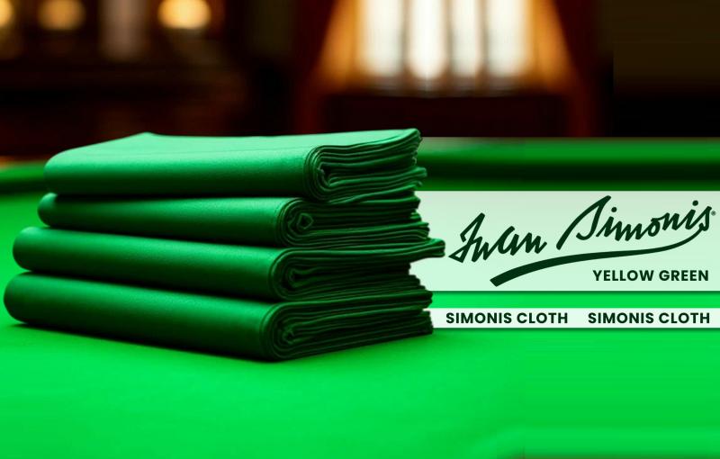 Бильярдное сукно Simonis 760 в цвете Yellow Green снова в продаже!