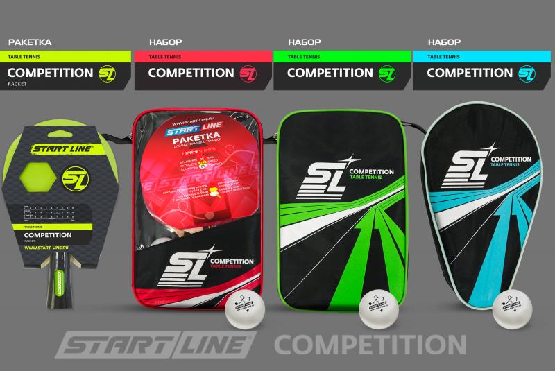 Наборы и ракетки новой серии SL COMPETITION