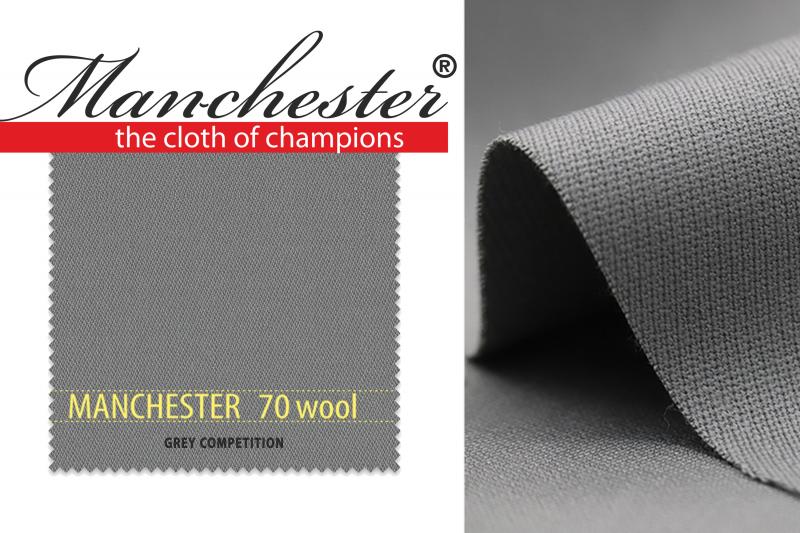 Manchester 70 Grey competition. Новое бильярдное сукно