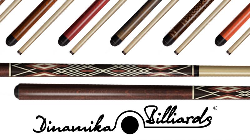 Новые бильярдные кии с нанесением. Dinamika Billiards