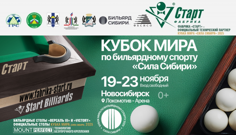 Фабрика «Старт» - официальный партнер главного спортивного события года, Кубка Мира «Сила Сибири»!