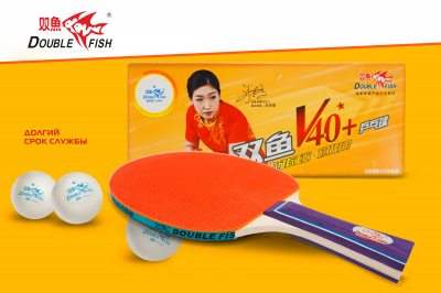 Мячи_Double-Fish-V40_1star_V201F_10шт_04+