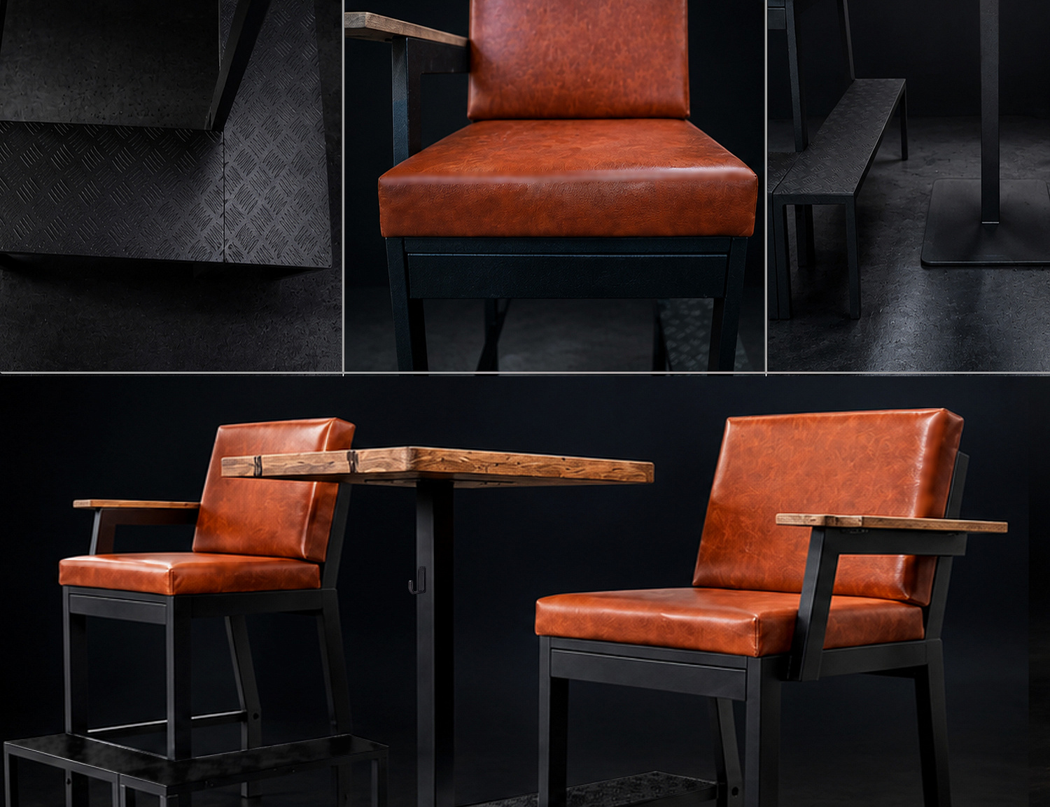 ЛОФТ — премиальный комплект мебели для бильярдных клубов и лаунж-зон