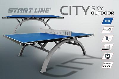 Новинка в каталоге антивандальных теннисных столов - City Sky Всепогодный!